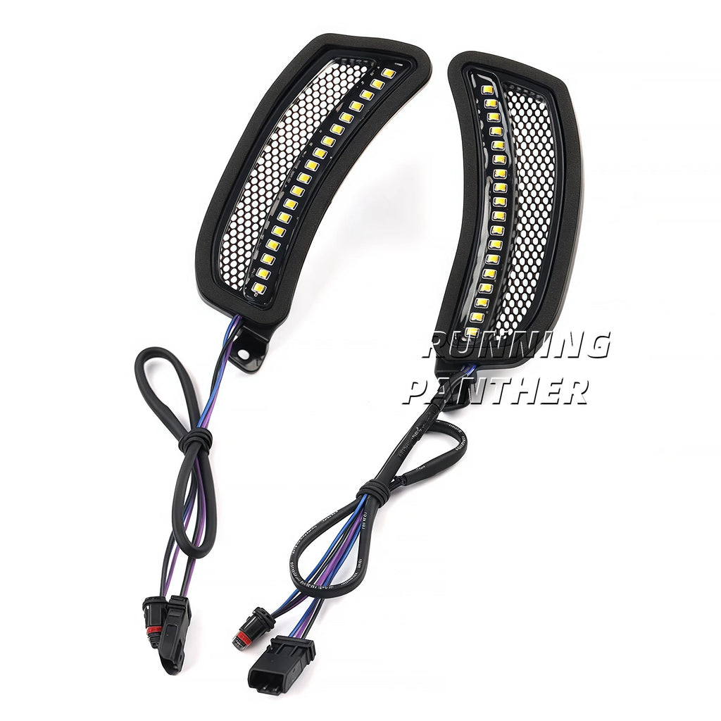 NEW Motorcycle Accessory LED Fairing Vent Lights For Harley Softail Low Rider ST FXLRST Low Rider El Diablo FXRST 2022-2024