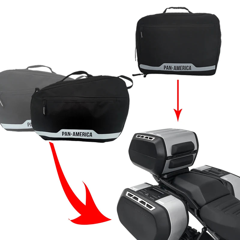 for Pan America Motorcycle Top Liner Bag for Harley PA1250 PA1250 S RA1250 2021-2022 Saddle Luggage Inner Waterproof Accessories