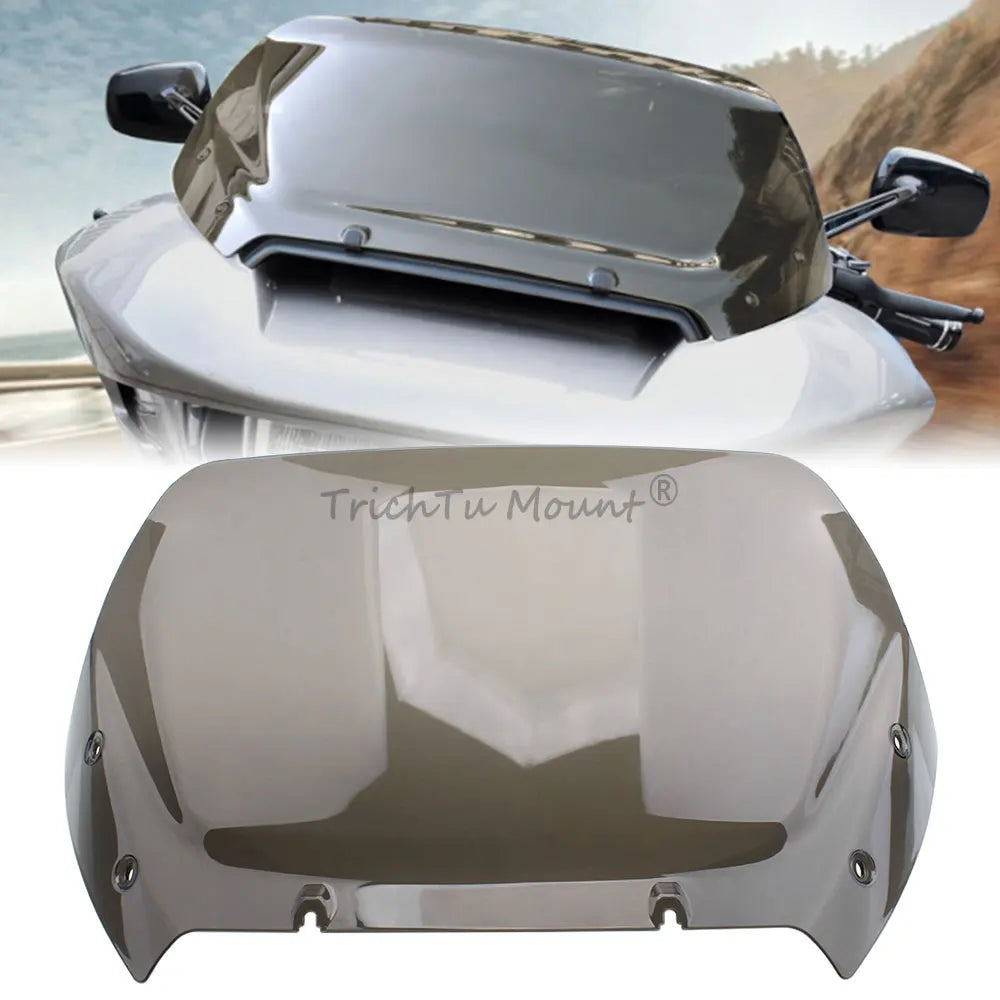For Harley Touring Road Glide CVO FLTRX FLTRXSE 2023 2024 Motorcycle Front Upper Fairing Windshield Windscreen Wind Deflectors