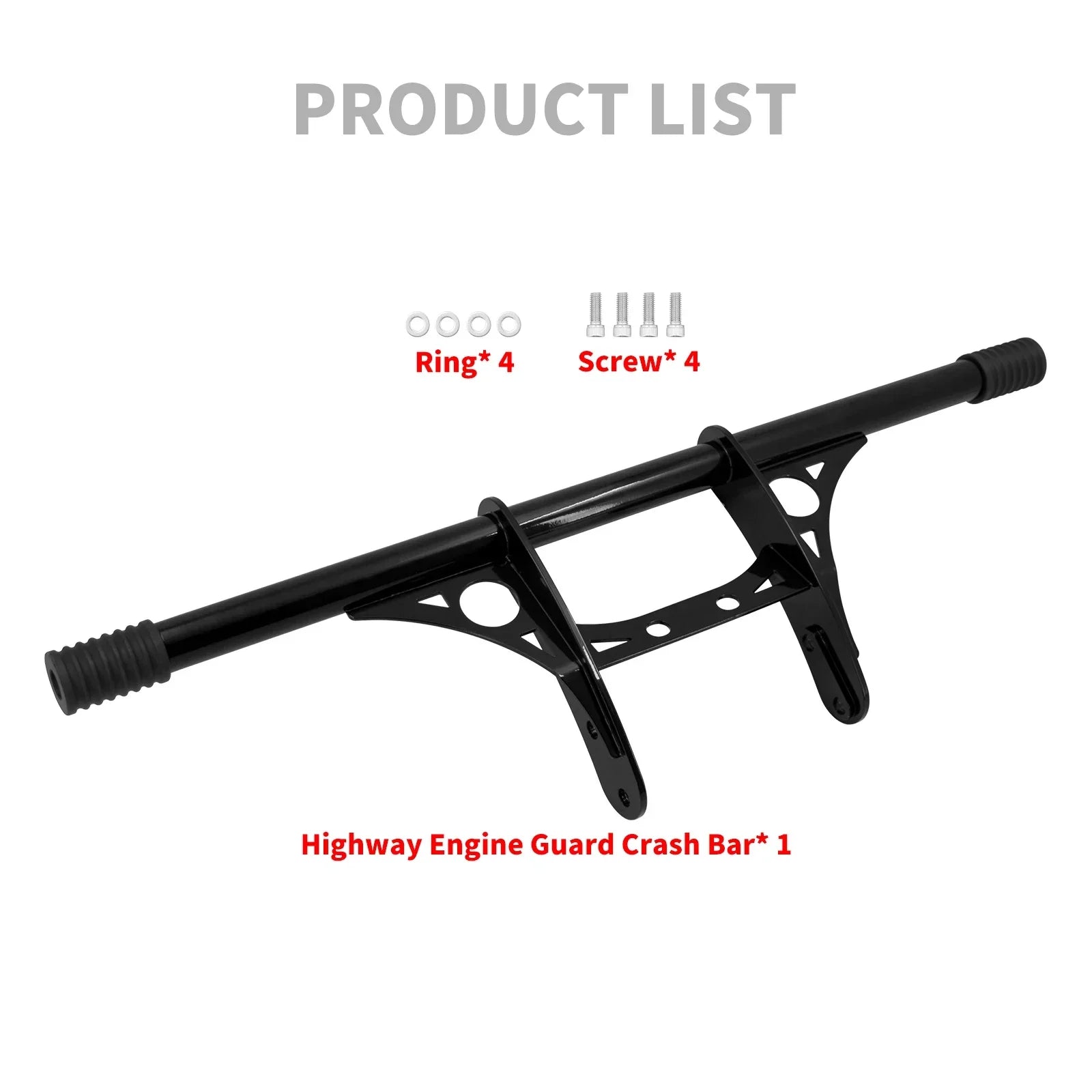 Motorcycle Front Crash Bar Highway Engine Guard Steel Falling Protection For Harley Sportster XL 883 1200 Iron 48 Roadster 04-22