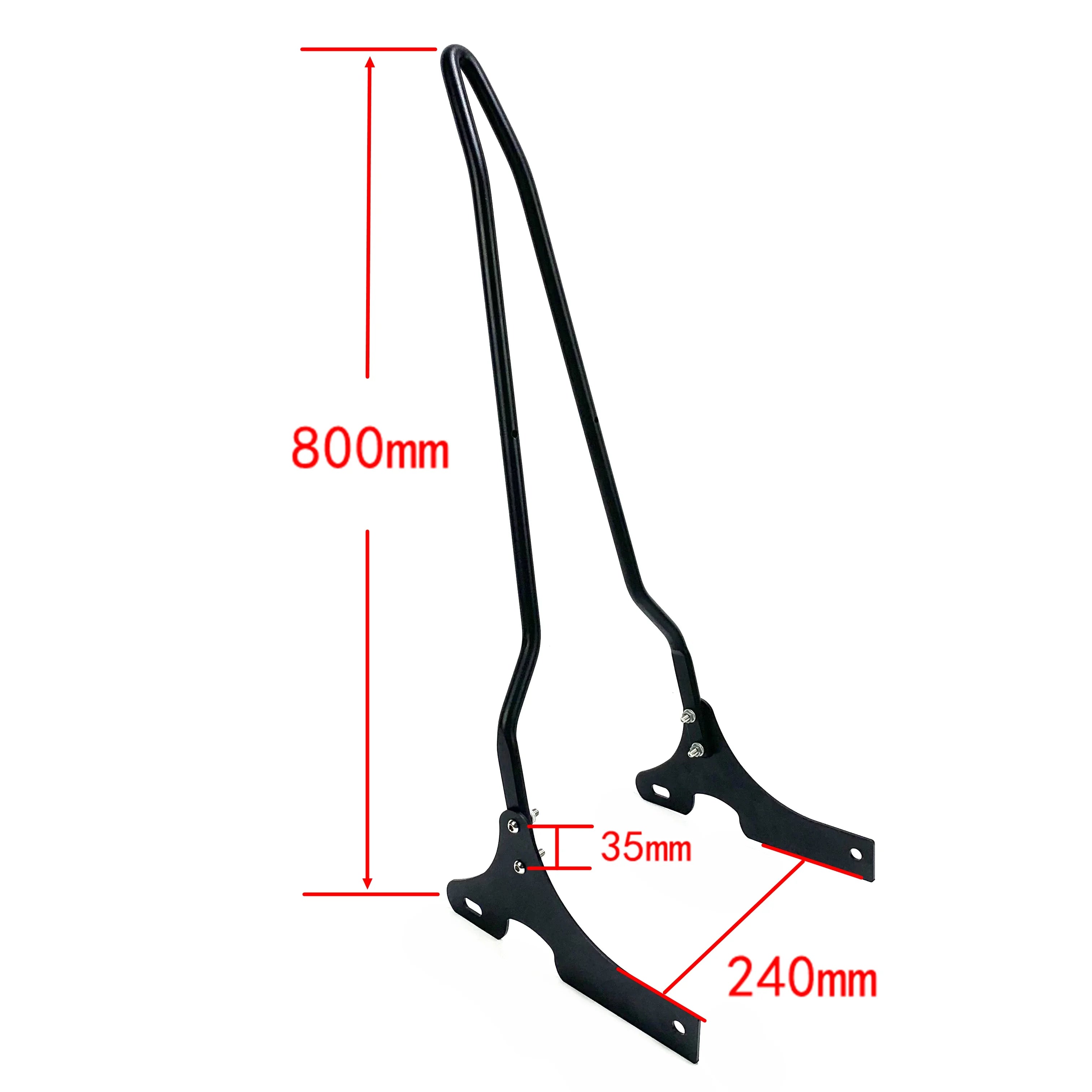 Motorcycle Sissy Bar Backrest Detachables Integrated Upright Passenger For Harley Sportster XL883 XL1200 X48 V72 2003-2023 883