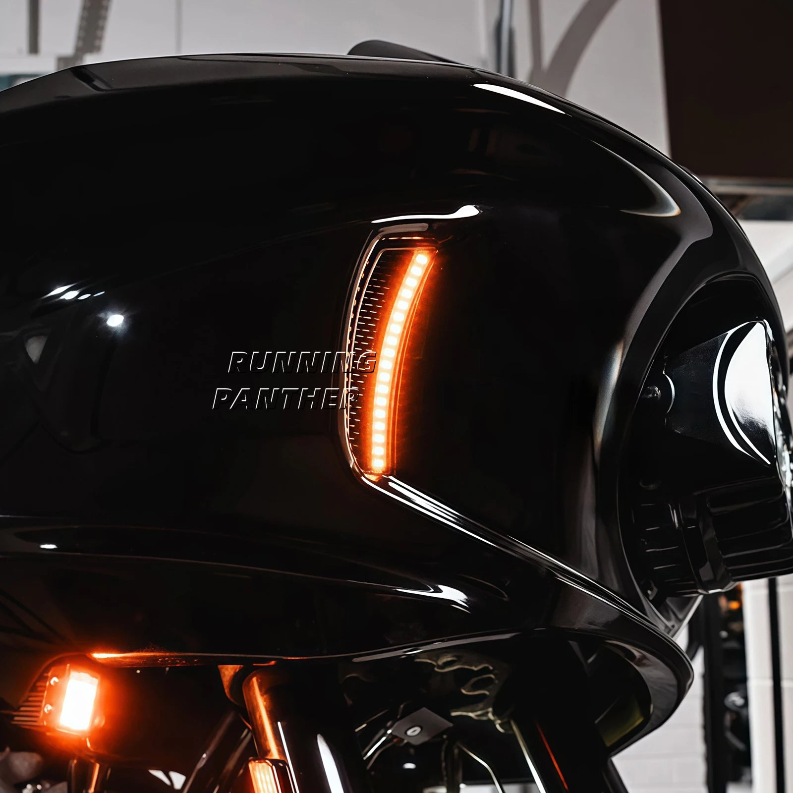 NEW Motorcycle Accessory LED Fairing Vent Lights For Harley Softail Low Rider ST FXLRST Low Rider El Diablo FXRST 2022-2024