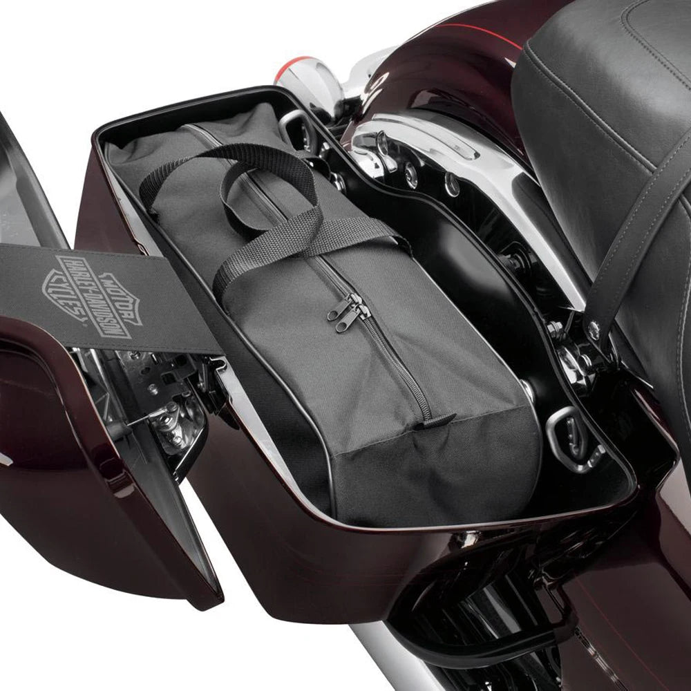 Motorcycle Saddle Bag Luggage Rack Liner Saddlebag For Harley Touring Road King Electra Street Glide Ultra Tour FLTR FLHX 93-18