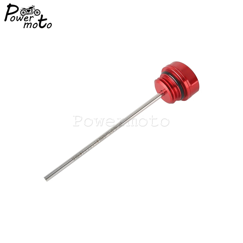 Motorcycle Oil Dipstick For Harley Touring Engine Oil Thermometer Gauge Road Glide FLTRX ST CVO FLTRXSTSE 2024 FLTRXSE 2023-2024