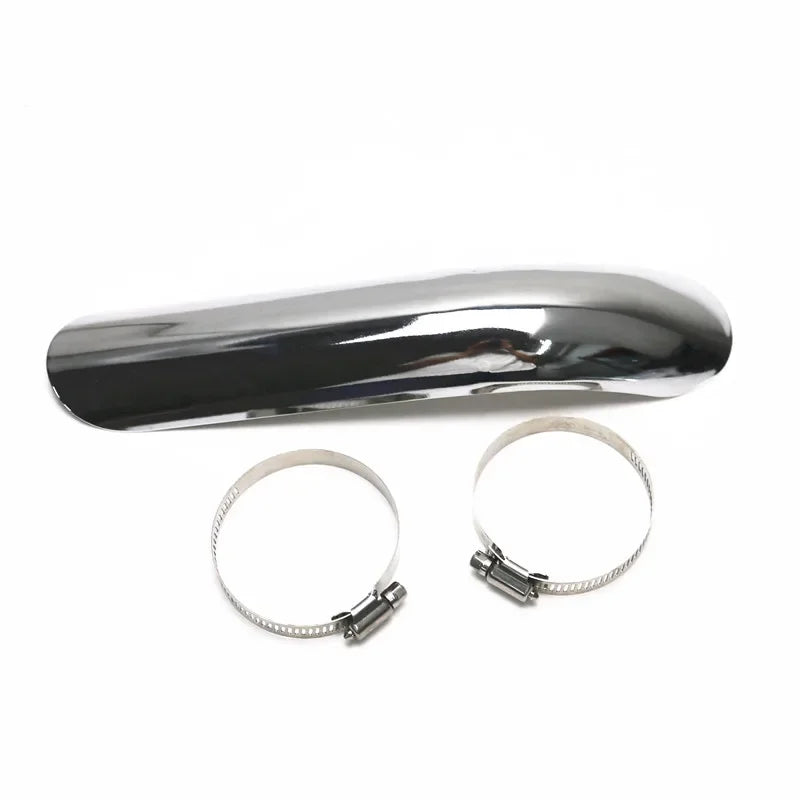 Curve Exhaust Heat Shield Guard for Harley Honda Kawasaki Suzuki Yamaha VN VT XL