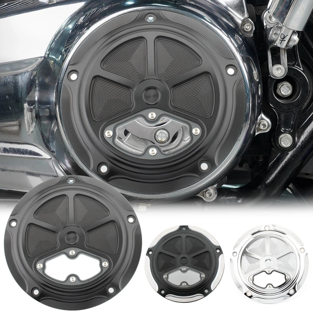 Clutch Guard Cover Derby Cover For Harley Davidson Touring CVO Road King Road Glide Street Glide Trike Freewheeler 2014-2025