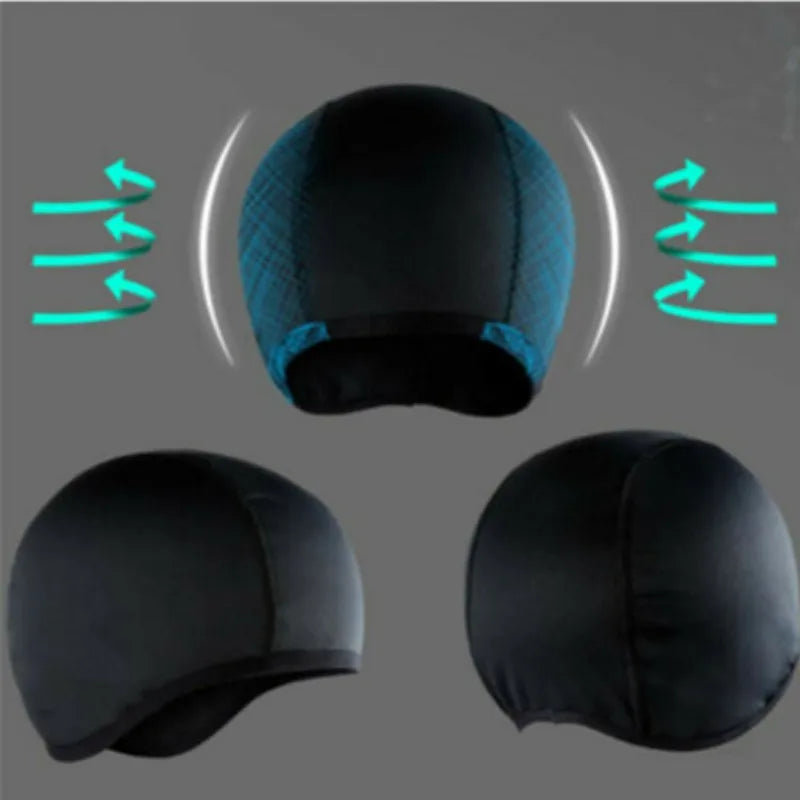 1/2pcs Motorcycle Helmet Inner Cap Hat Quick Dry Breathable Hat Racing Cap Under Helmet Beanie Cap Motocross Motor Helmet Hat