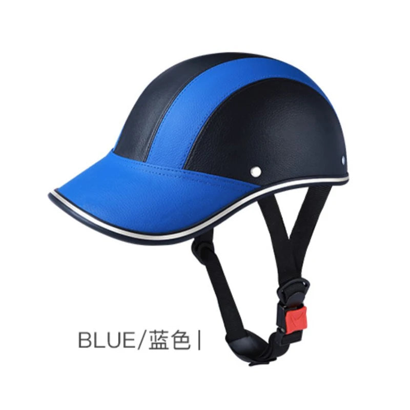 Motorcycle Helmet Baseball Cap Men Wome Scooter Moto Electric Bicycle Scooter Accessory Half Face Helmet Anti-UV Safety Hard Hat