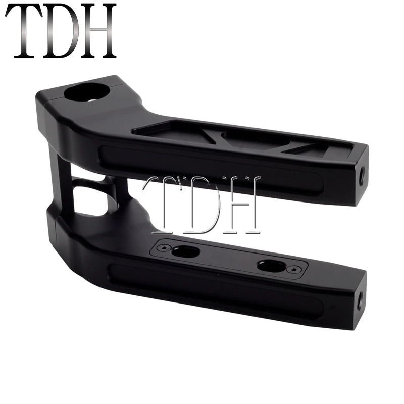 28mm Handlebar T-bar Bars 4"-14" Riser for Harley Sportster 1200 883 Softail Cafe Racer Street Bob FXBB Custom Chopper Bobber