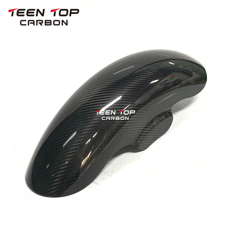 Real Carbon Fiber Front Mudguard For Harley Davidson Touring Models 2009-2023 Motorcycle Exhaust Carbon Front Fender For Harley