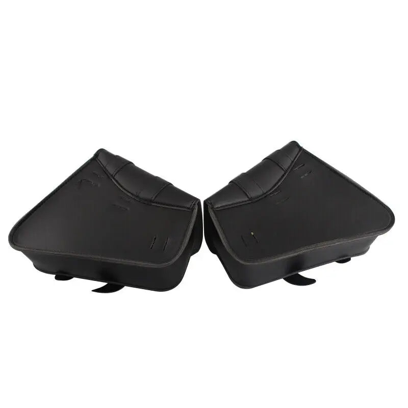 1 Pair Universal Motorcycle PU Leather Saddlebags Side Tool Pouch Bag Luggage Saddle Bag For Harley Sportster XL 883 1200 48 72