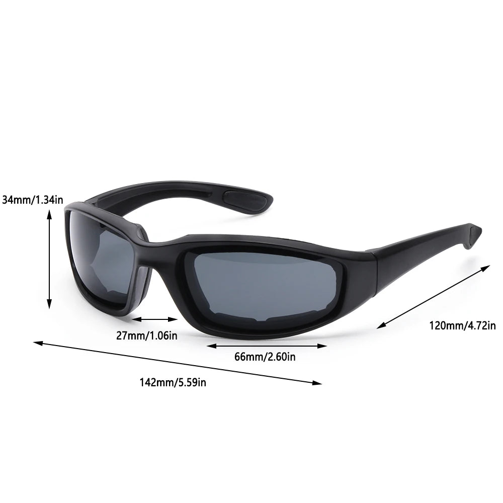 New Motorcycle Riding Glasses Cool Goggles Outdoor Sport Protective Gears Windproof Dustproof Scooter Sunglasses Eye Protection