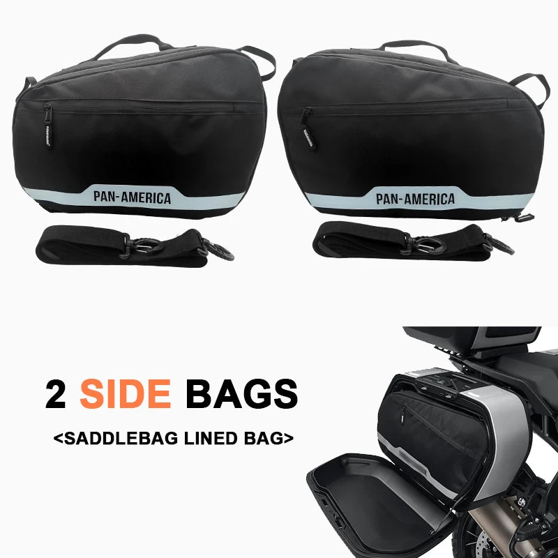 for Pan America Motorcycle Top Liner Bag for Harley PA1250 PA1250 S RA1250 2021-2022 Saddle Luggage Inner Waterproof Accessories