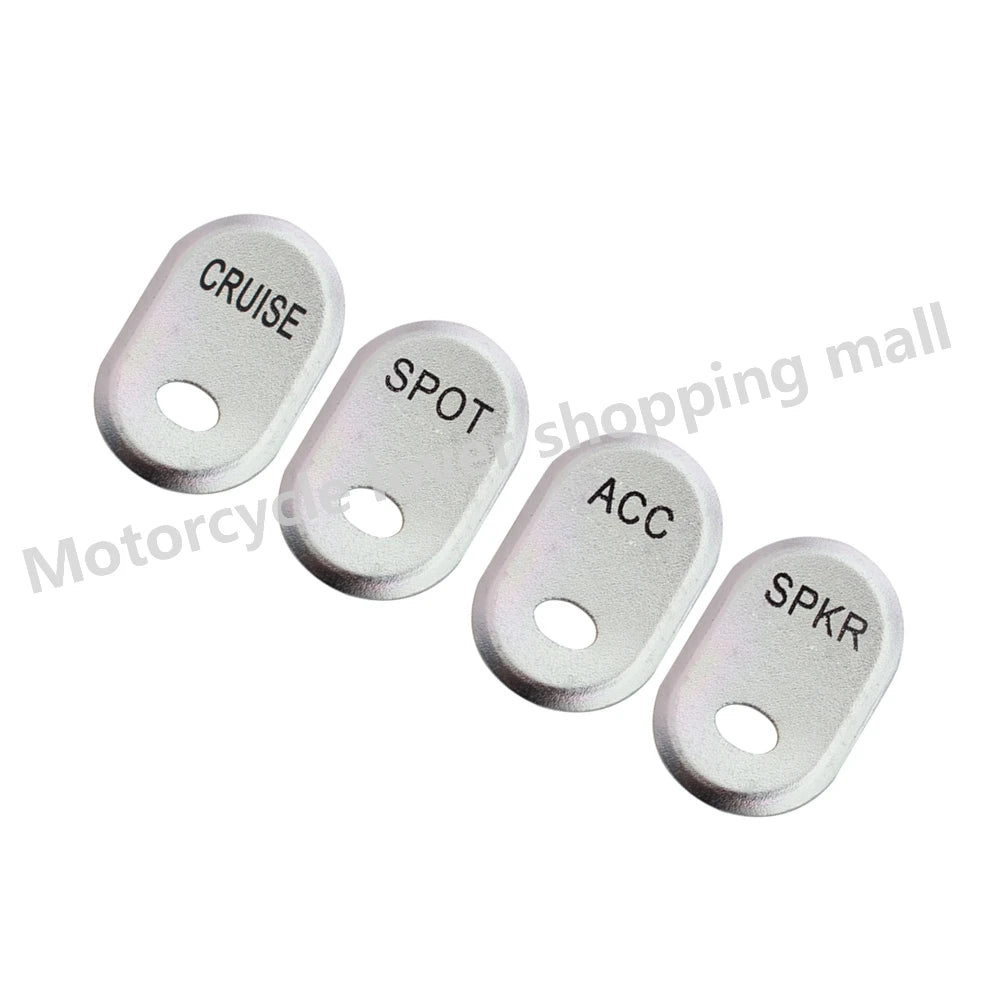 Motorcycle Brushed Panel Hand Control Switch Cover Button Cap For Harley Davidson Road Glide Electra Glide FLHT FLTR FLHX FLHTC