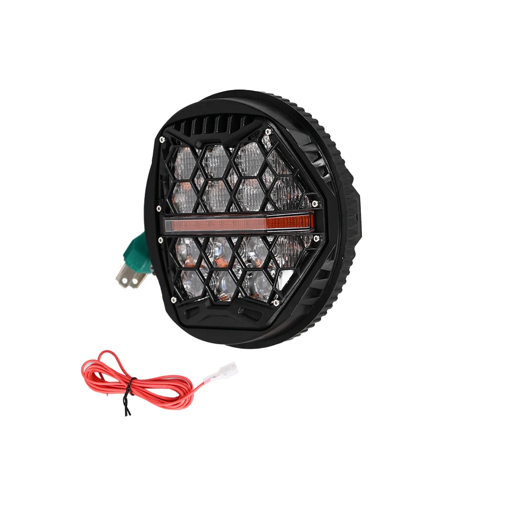 5.75 Inch Performance LED Headlight DRL E24 For Harley Sportster Dyna Softail Motorcycle Headlamp Amber DRL Hi/Low Beam