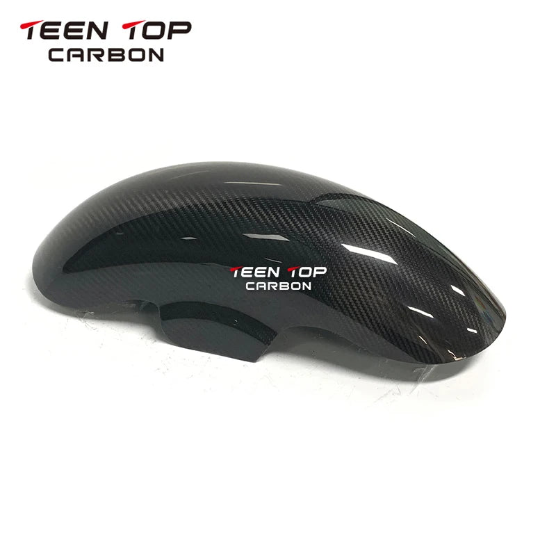 Real Carbon Fiber Front Mudguard For Harley Davidson Touring Models 2009-2023 Motorcycle Exhaust Carbon Front Fender For Harley