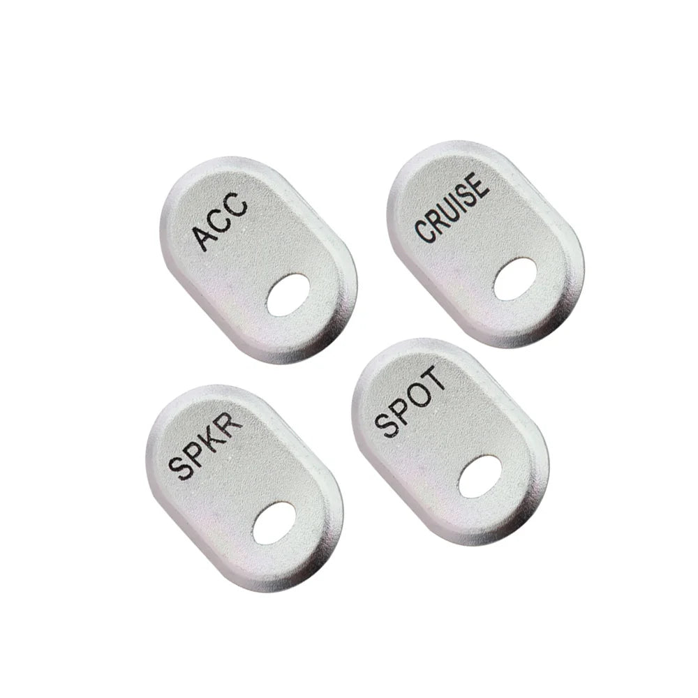 Motorcycle Brushed Panel Hand Control Switch Cover Button Cap For Harley Davidson Road Glide Electra Glide FLHT FLTR FLHX FLHTC