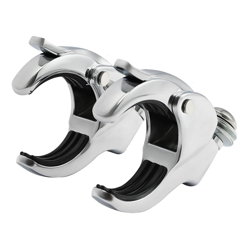 49mm Detachable Windshield Clamp For Harley Dyna Fat Bob Low Rider FXD Wide Glide XL1200X VRSCA VRSCB VRSCX FXBB FXBRS FXLR