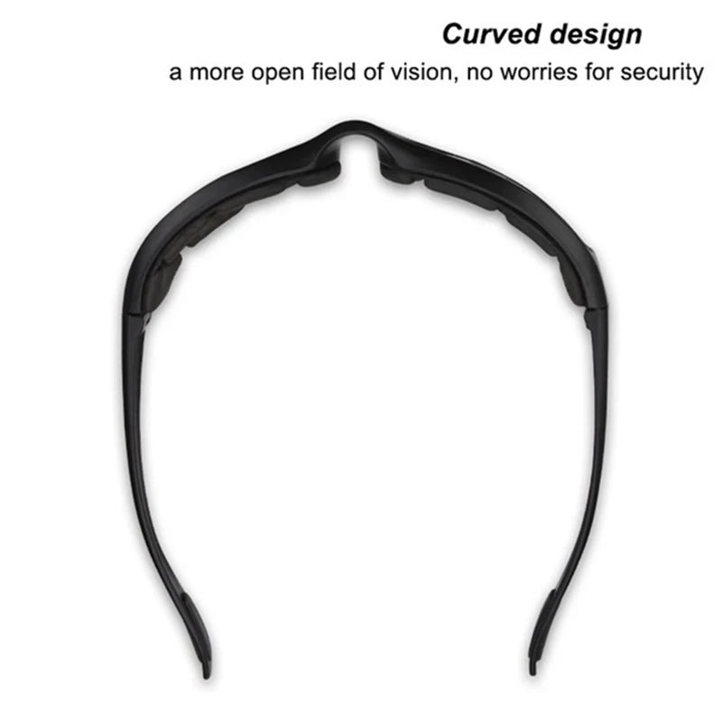 Universal Motorcycle Glasses Polarized Sunglasses for Hooting Eye Protection Windproof Moto Goggles UV400 Antifog Clear Len
