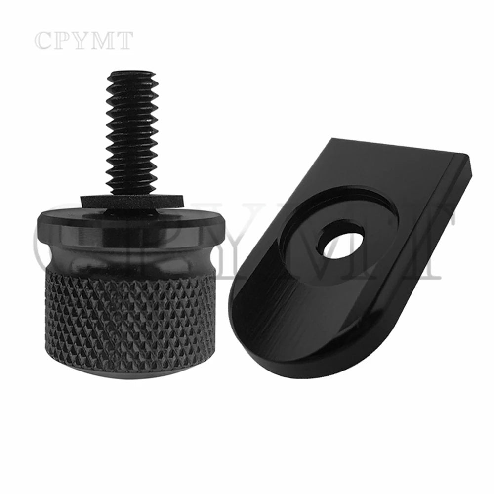 Motorcycle Rear Fender Seat  Aluminum Bolt Screw Nut Tab Cover fit For Harley XL Dyna Softail Touring Motorbikes 1996-2019