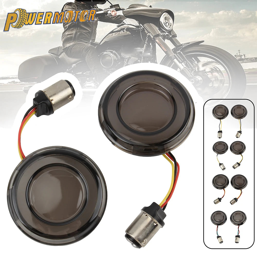Motorcycle LED Turn Signal Bullet Style 1156 1157 Brake Indicator For