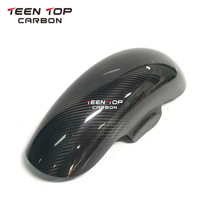 Real Carbon Fiber Front Mudguard For Harley Davidson Touring Models 2009-2023 Motorcycle Exhaust Carbon Front Fender For Harley