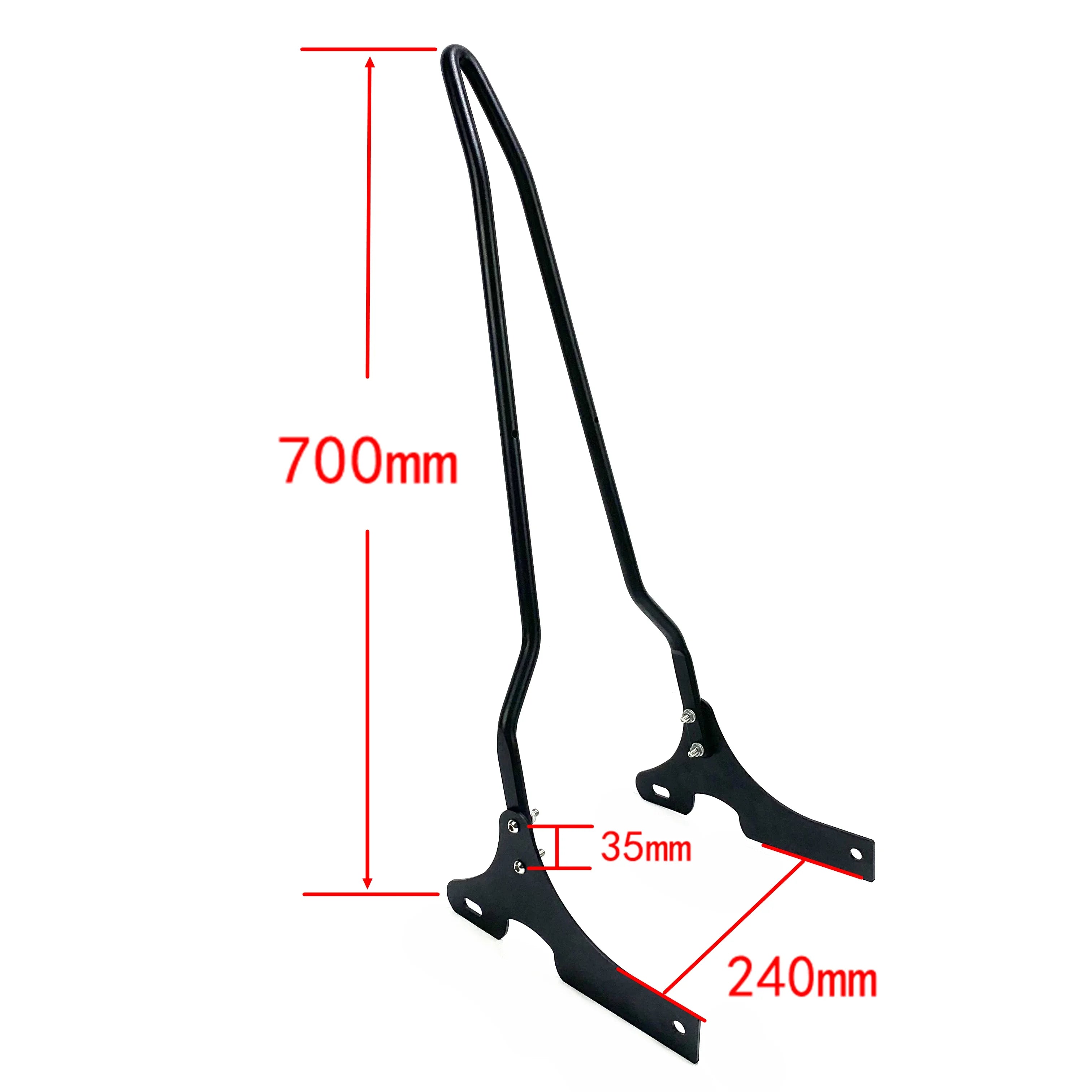Motorcycle Sissy Bar Backrest Detachables Integrated Upright Passenger For Harley Sportster XL883 XL1200 X48 V72 2003-2023 883