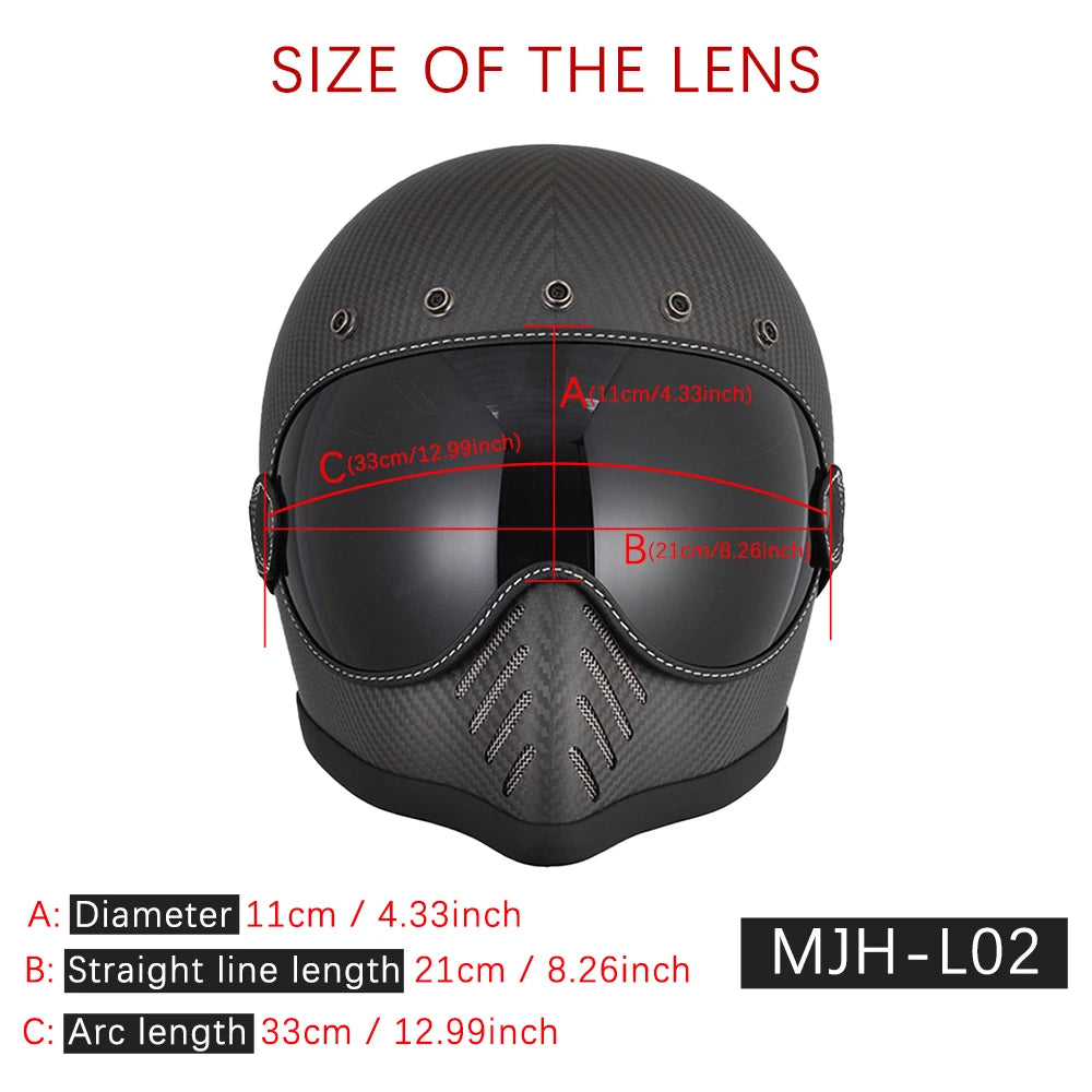 Motorcycle Helmet Glasses Sun Protection Women's Men Moto Glasses Helmet Goggles Anti-Fog Sun Visor Motocross Helmet Eyeglasses