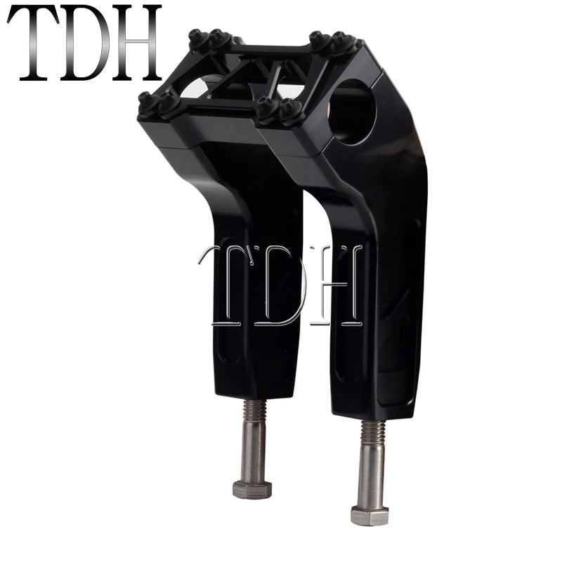 28mm Handlebar T-bar Bars 4"-14" Riser for Harley Sportster 1200 883 Softail Cafe Racer Street Bob FXBB Custom Chopper Bobber