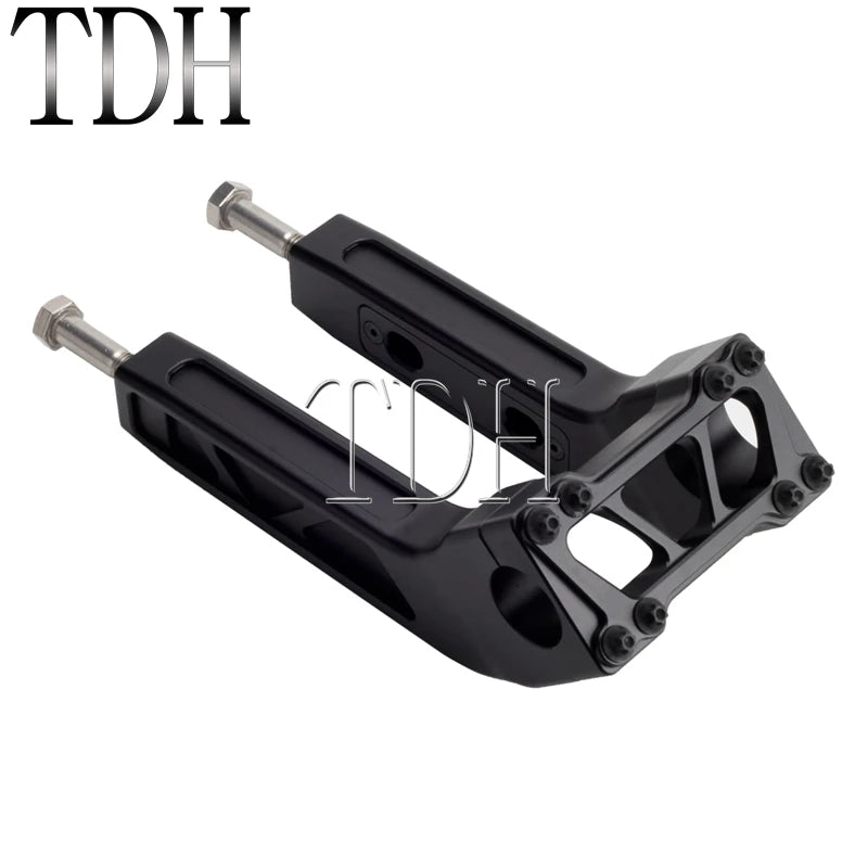 28mm Handlebar T-bar Bars 4"-14" Riser for Harley Sportster 1200 883 Softail Cafe Racer Street Bob FXBB Custom Chopper Bobber