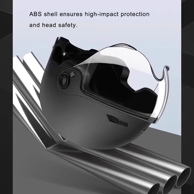 Motorcycle Helmet for Men Women Classic Retro Scooter Vintage Half Helmet Ultralight Cycling MTB Bike Bicycle Motorcycle Helmets