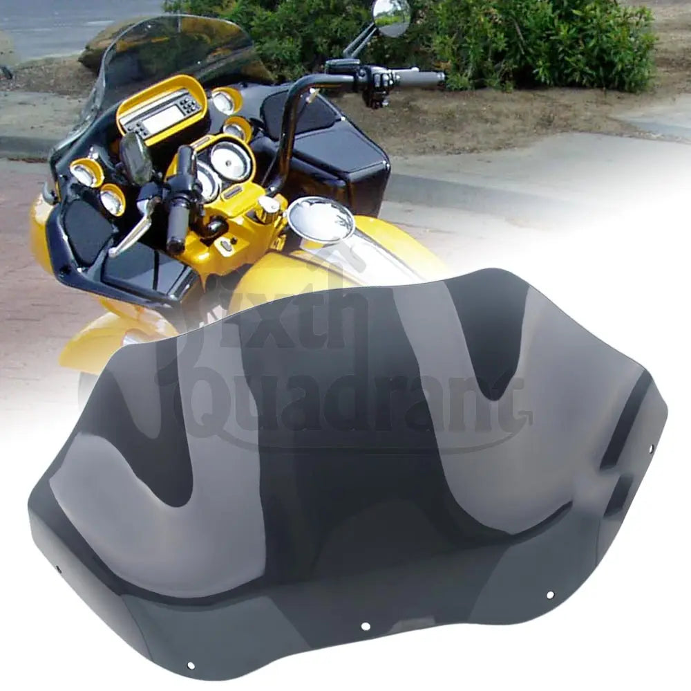 12.5"  Front Fairing Windshield For Harley Road Glide FLTRX FLTR/I CVO/SE 1998-2013 Motorcycle Wind Deflector Cowling Windscreen