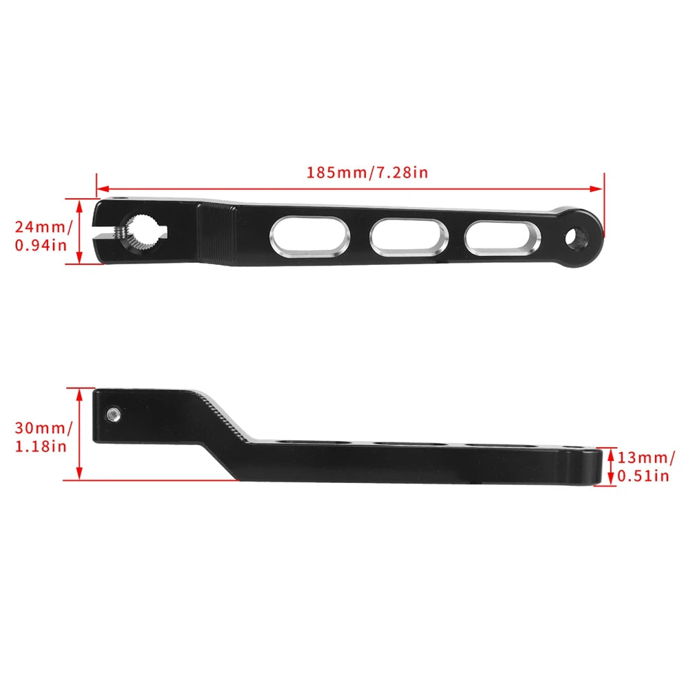 Motorcycle Aluminum Gear Shift Lever for Harley Davidson Softail 1986-2020 Tour Glide Electra Glide Road Glide Road King