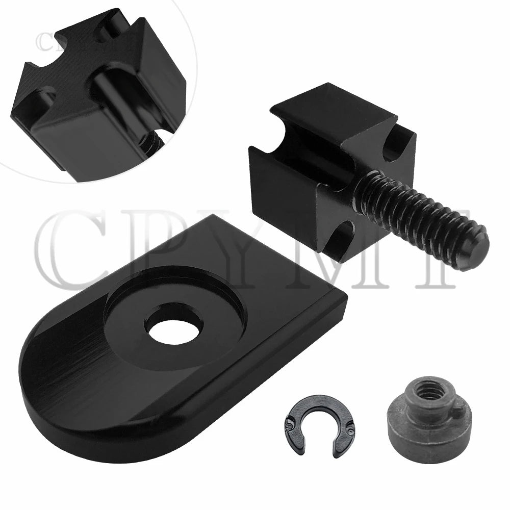Motorcycle Rear Fender Seat  Aluminum Bolt Screw Nut Tab Cover fit For Harley XL Dyna Softail Touring Motorbikes 1996-2019