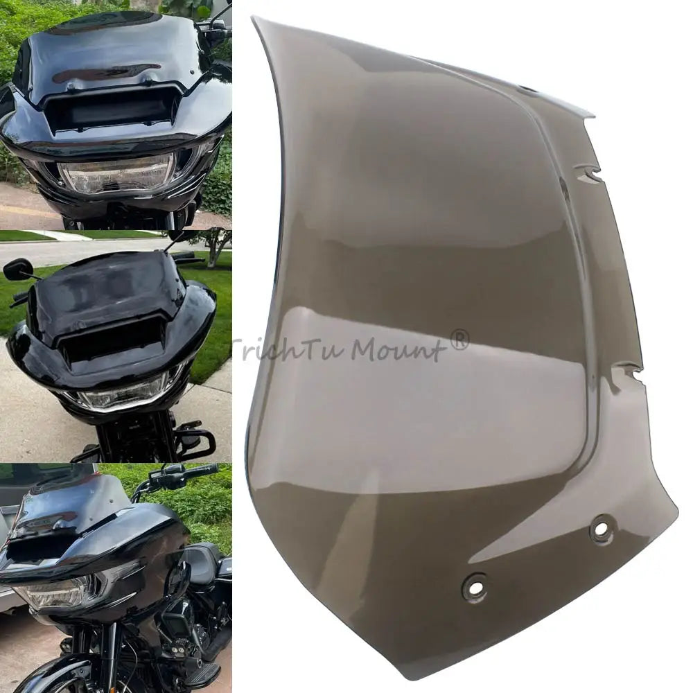 For Harley Touring Road Glide CVO FLTRX FLTRXSE 2023 2024 Motorcycle Front Upper Fairing Windshield Windscreen Wind Deflectors