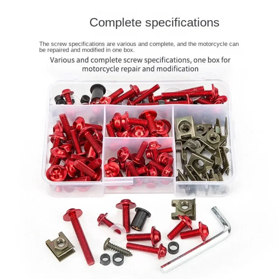 177PCS Body Screws Nut For BENELLI TRK 502X 502C BN 125 TNT 125 KYMCO