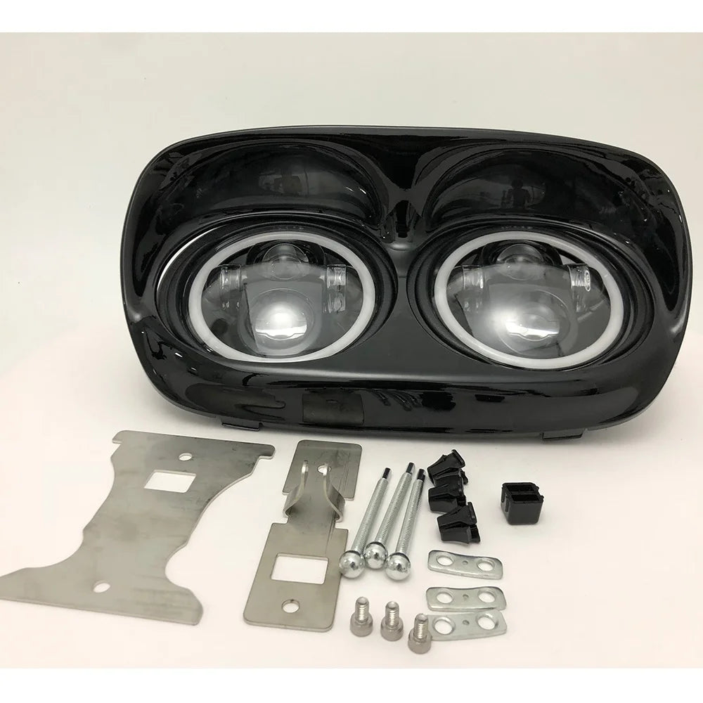 For 1998-2013 Road Glide Led Headlight for harley Davidson Motorcycle Double Headlight