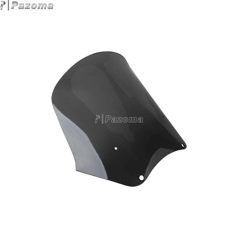 Custom Fairing Windshield For Harley Dyna Street Bob Low Rider 15" Sport Fairing Light Mask Wind Screen 15inch Windscreen Smoke