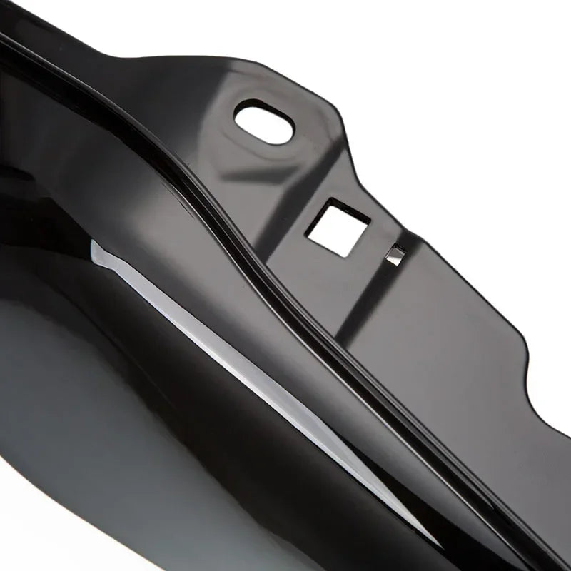 Fit Harley Road Glide 2017 2018 2019 Motorcycle Air Deflector Gloss Black Chrome Heat Shield Anti-scald ABS Plastic Left&Right