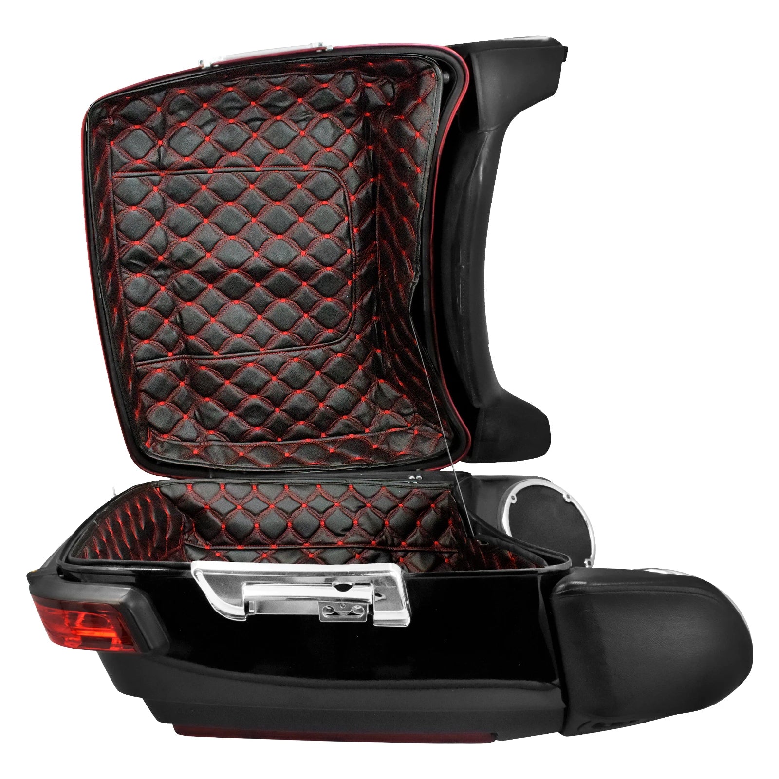 Motorcycle Tour Pak Trunk Carpet Inner Bag Liner Luggage Leather Bags Pad For Harley Touring Road Electra Glide FLHR FLHT 14-23