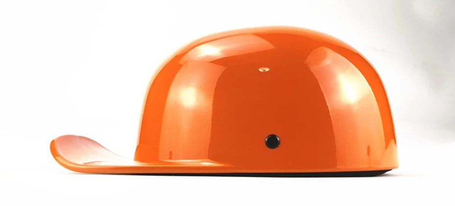 New Baseball Cap Helmet Motorcycle Vintage Retro Helmets Biker Hip-Hop Open Face Scooter Cruiser Chopper Gangster DS Men Women