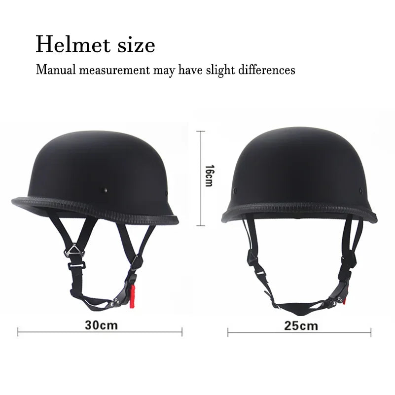 1PCS Motor Helmet Retro Motorcycle Helmet Scooter Vintage Half Face Biker Motorbike Crash Moto Helmet Casco Moto.