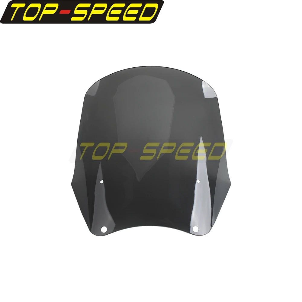 Replacement Headlight Fairing Windscreen Motorcycle Club Style Fairing Windshield Deflector for Harley Dyna 9inch 12inch 15inch