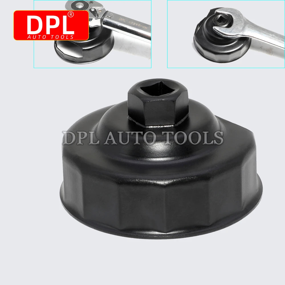 Oil Filter Wrench for harley 76mm 14Flutes Oil Filter Cap Removal Tool Socket For Harley Davidson Motorcycle Oil Change Kit