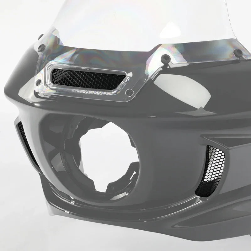 For Harley Softail Low Rider ST FXLRST Low Rider El Diablo FXRST 2022-2024 NEW Fairing Mesh Vent Screen Batwing Accent Grill Fit