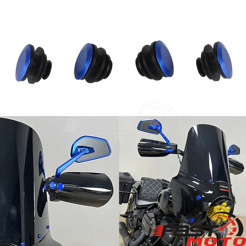 Motorcycle Club Style Fairing T25 Bolts Screws For Harley Softail Low Rider ST For Road Warrior Hand Guards Bolt Bushing Inserts