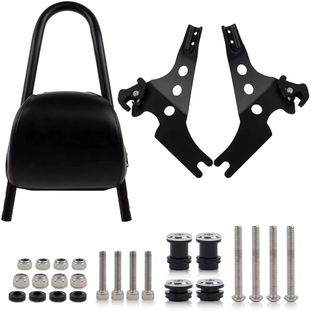 Motorcycle Detachable Rear Passenger Backrest Sissy Bar Seat For Harley Sportster XL883C 883R 2004-2022 XL1200C 1200S 1996-2000