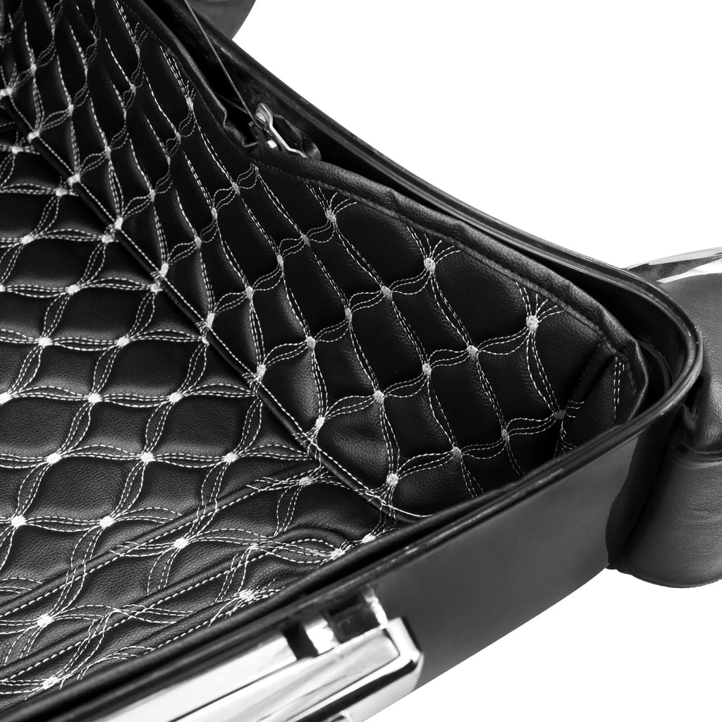 Motorcycle Tour Pak Trunk Carpet Inner Bag Liner Luggage Leather Bags Pad For Harley Touring Road Electra Glide FLHR FLHT 14-23