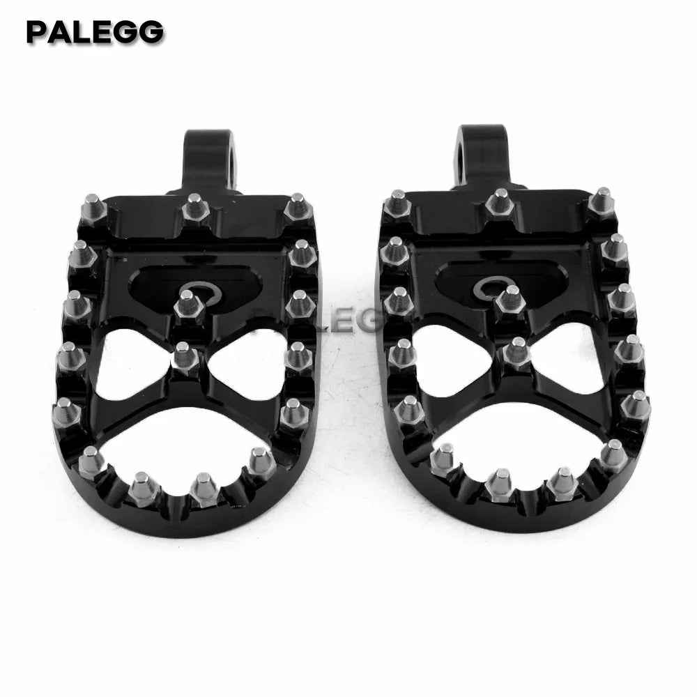 For Harley Touring Road Glide FLT1986-2022 Softail FL Dyna FLD Motorcycle Floorboard Riot Foot Pegs Footrest Pedals Shifter Peg