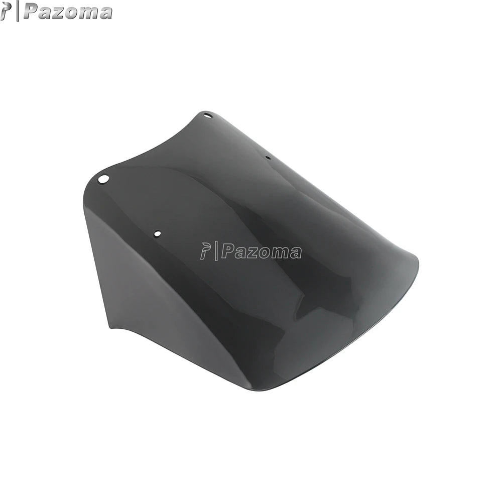 Custom Fairing Windshield For Harley Dyna Street Bob Low Rider 15" Sport Fairing Light Mask Wind Screen 15inch Windscreen Smoke